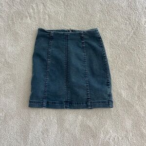Free People Women’s Denim Mini Skirt